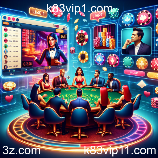 Explorando a Experiência de Cassino Ao Vivo em k83vip1.com